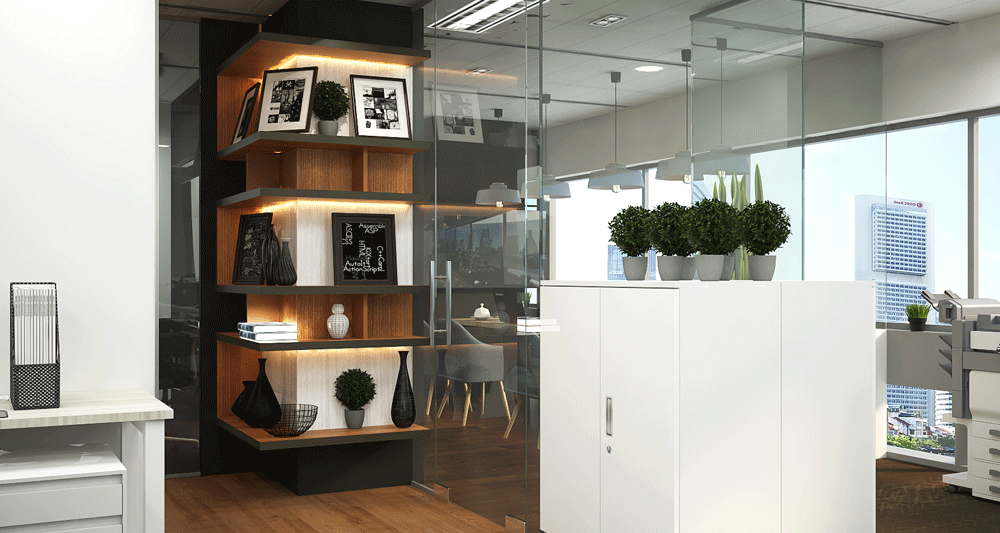 SG Holdings Global Pte Ltd - Display wall - Office Interior