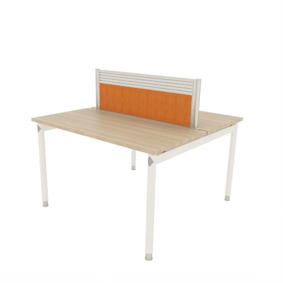 Cluster of 2 with Fabric Screen Panel