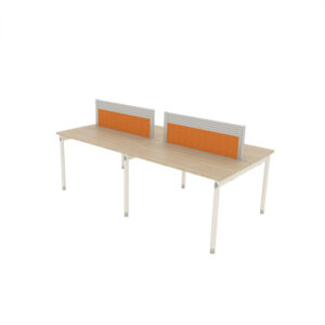 Cluster of 4 with Fabric Screen Panel