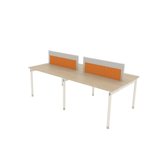 Cluster of 4 with Fabric Screen Panel