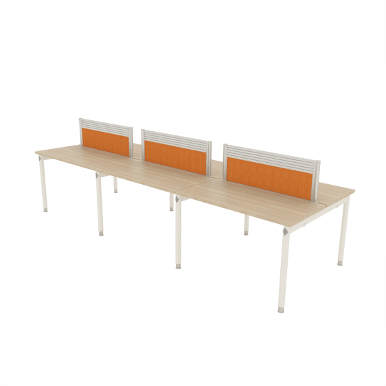 Cluster of 6 with Fabric Screen Panel
