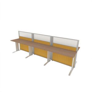 D-CD Cluster of 6 with Fabric Panel