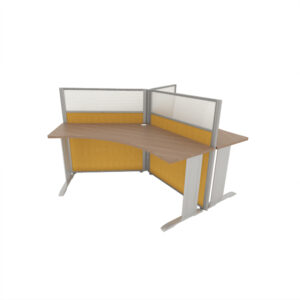 D-CD Cluster of 3 with Fabric Panel